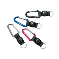 70 mm Carabiner w/ Compass, Web Strap and Split Ring